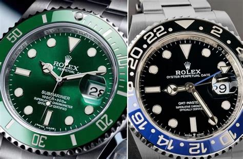 rolex gmt vs submariner model.